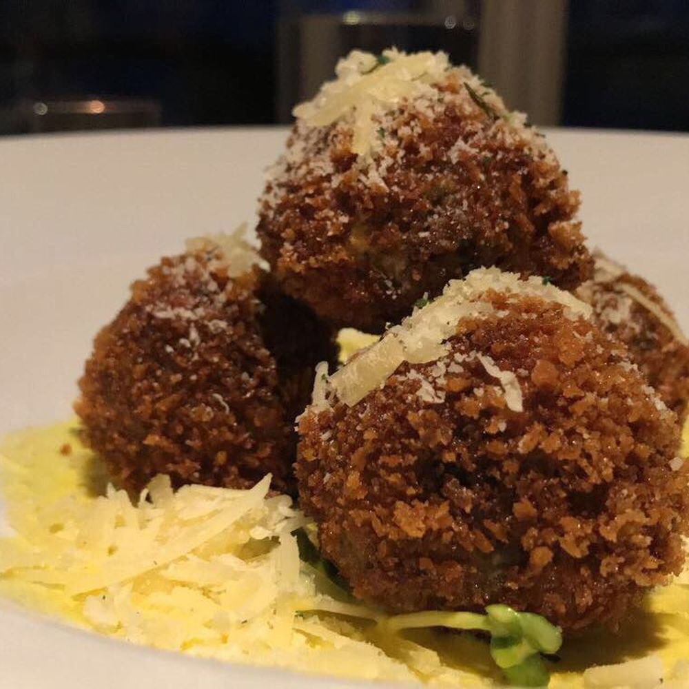 Blue Heron Restaurant - Mushroom Fritters - New American Near Me - Santa Fe, New Mexico Blue Heron Restaurant - Mushroom Fritters - New American Near Me - Santa Fe, New Mexico