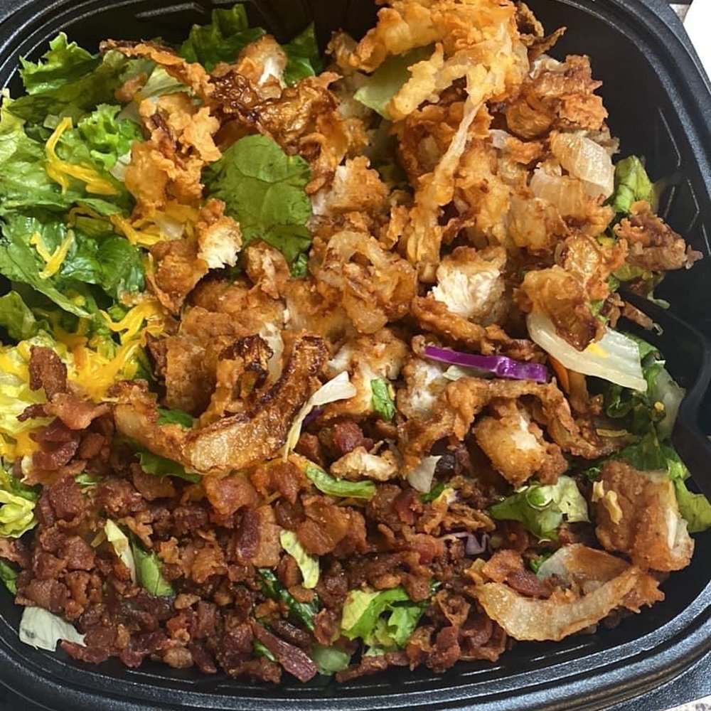 My Sloppy BBQ Chicken Ranch Salad