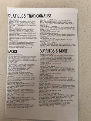 Menu photo 4 Casa Maya Mexican Restaurant Bradenton, FL