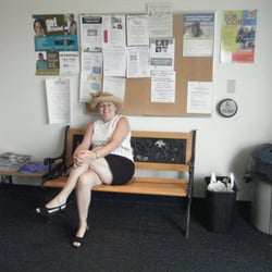 Mims Scottsmoor Public Library - Scruffy people loiter in the lobby.