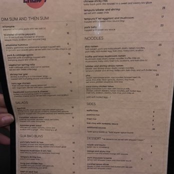 Misuta Chow's - Menu 12/10/22 - Bars Near Me - Buffalo, New York