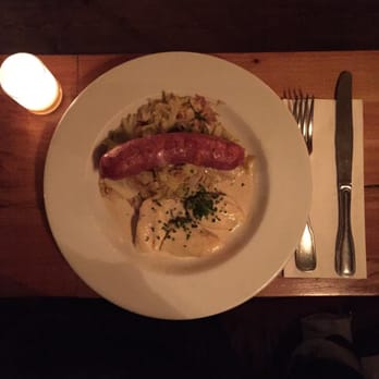 Cafe Katja - Sausage and quark dumplings - German Near Me - New York, New York Cafe Katja - Sausage and quark dumplings - German Near Me - New York, New York