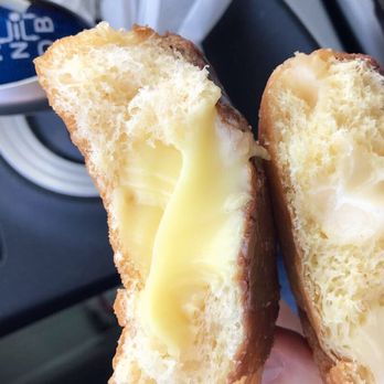 Donut World - Filling ratio for Boston creme compared to Dunkin's Boston creme. (Left: Donut World; Right: Dunkin') - Donuts Near Me - McDonough, Georgia Donut World - Filling ratio for Boston creme compared to Dunkin's Boston creme. (Left: Donut World; Right: Dunkin') - Donuts Near Me - McDonough, Georgia