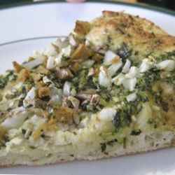 Pesto pizza
