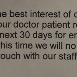 Smiles on Randall - Certified letter from Smiles w/ spelling mistake.