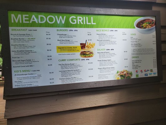 Menu photo 4 Meadow Grill Yosemite National Park, CA Menu photo 4 Meadow Grill Yosemite National Park, CA
