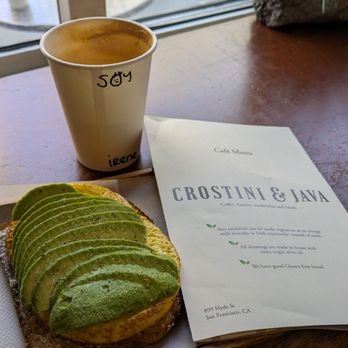 Crostini & Java - Egg & Avocado Toast. Taste amazing. - Coffee & Tea Near Me - San Francisco, California