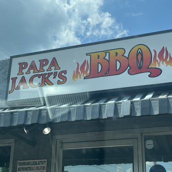 Papa Jack's BBQ - Sign on building - Barbeque Near Me - Waco, Texas Papa Jack's BBQ - Sign on building - Barbeque Near Me - Waco, Texas
