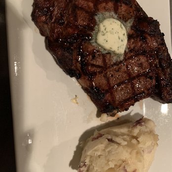 Jake's Steakhouse - Cowboy steak with mashed potatoes - Steakhouses Near Me - Tehachapi, California