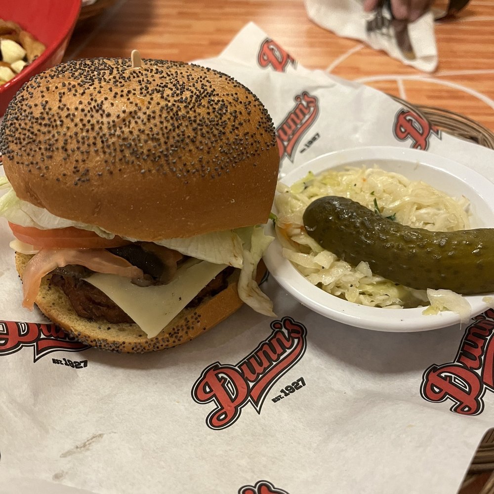 Dunn's - Veggie burger - Poutineries Near Me - Montreal, Quebec