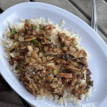 Hannibal's Kitchen - crab with rice meal - Barbeque Near Me - Charleston, South Carolina