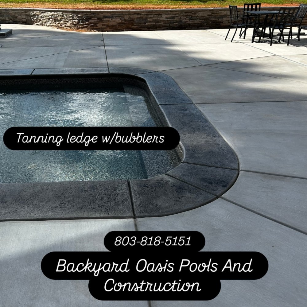 Social spots from Backyard Oasis Pools and Construction