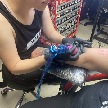 Driven Body Art - Artist at work. - Tattoo Near Me - Waco, Texas