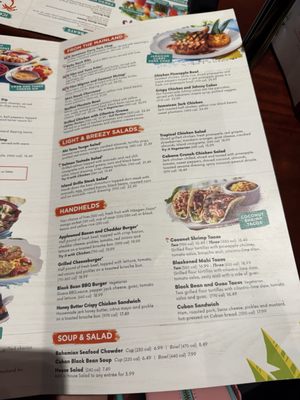 Menu photo 6 Bahama Breeze Orlando, FL