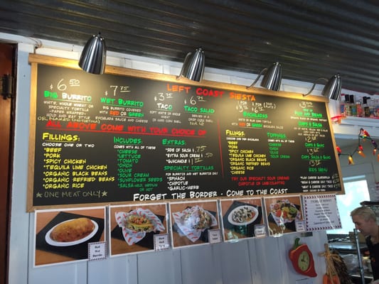 Menu photo 7 Left Coast Siesta Manzanita, OR