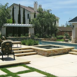 Creative Outdoor Concepts - Pool and spa with custom Pergola
