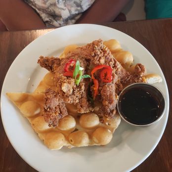 Wake ‘n Bacon - spiced maple chicken n waffles - Breakfast & Brunch Near Me - Chicago, Illinois Wake ‘n Bacon - spiced maple chicken n waffles - Breakfast & Brunch Near Me - Chicago, Illinois