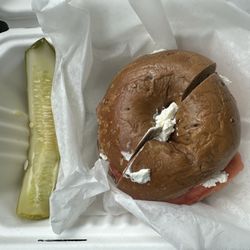 Barry Bagels - Maumee - Bagel & Lox and Cream Cheese Sandwich