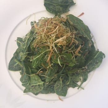 Nobu Restorants Bodrum - Spinach salad with dried miso 48₺ - Japanese Near Me - Yalıkavak, 48 Nobu Restorants Bodrum - Spinach salad with dried miso 48₺ - Japanese Near Me - Yalıkavak, 48