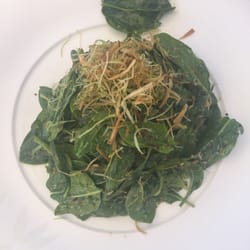 Nobu Restorants Bodrum - Spinach salad with dried miso 48₺