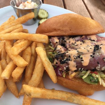 Wally's - Ahi Tuna Sandwich - New American Near Me - Surf City, New Jersey Wally's - Ahi Tuna Sandwich - New American Near Me - Surf City, New Jersey