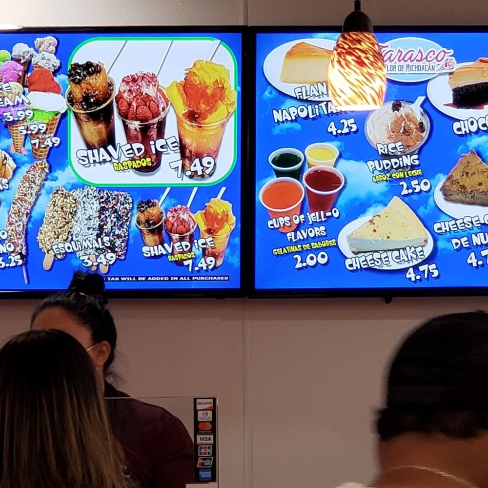 Tarasco Flor de Michocan - Order at the cashier first. Remember social distancing to protect everyone around you and at home. - Ice Cream & Frozen Yogurt Near Me - Henderson, Nevada Tarasco Flor de Michocan - Order at the cashier first. Remember social distancing to protect everyone around you and at home. - Ice Cream & Frozen Yogurt Near Me - Henderson, Nevada