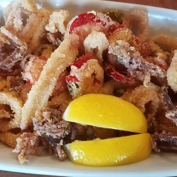 La Figata - Calamari and Hot Peppers - Happy Hour price of $5.50 - Bars Near Me - Granby, Connecticut