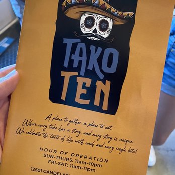 Tako Ten - Menu - Tacos Near Me - Albuquerque, New Mexico