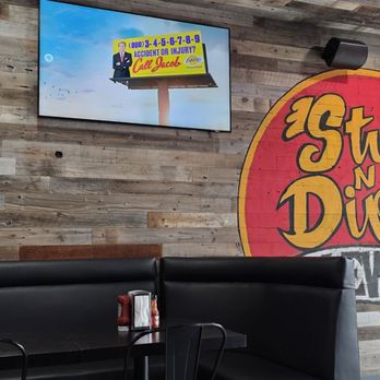 Strips N' Dips - Inside seating. - Chicken Shop Near Me - Inglewood, California Strips N' Dips - Inside seating. - Chicken Shop Near Me - Inglewood, California