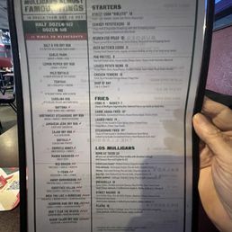 Menu, side 1