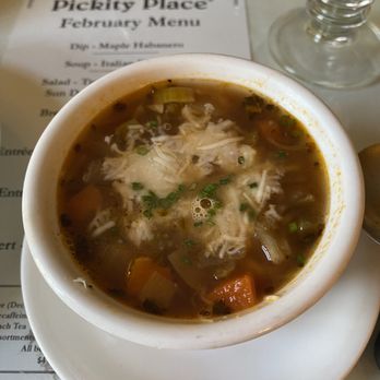 Pickity Place - Italian wedding soup - American Near Me - Mason, New Hampshire Pickity Place - Italian wedding soup - American Near Me - Mason, New Hampshire