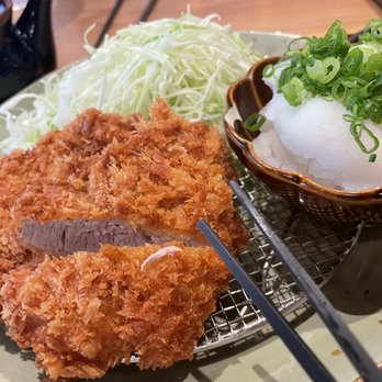 Kobuta And Ookami - Pork Katsu with radish on the side. - Japanese Near Me - Seattle, Washington