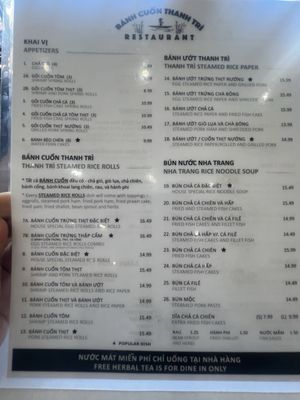 Menu photo 2 Banh Cuon Thanh Tri Westminster, CA Menu photo 2 Banh Cuon Thanh Tri Westminster, CA