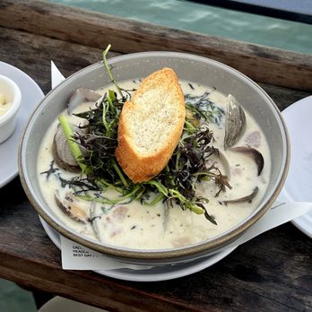 Barrel House Tavern - Sausalito clam chowder $24 + 6% surcharge - New American Near Me - Sausalito, California