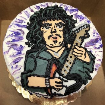 Fritz's Bakery - Rocker  style (deep purple cake) I'm tickled pink and purple literally - Bakeries Near Me - Bensalem, Pennsylvania
