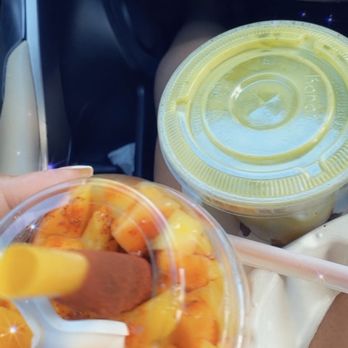 Sabor a Tocumbo - Mangonada/ green juice with nopal - Ice Cream & Frozen Yogurt Near Me - Visalia, California