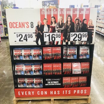 Walmart Supercenter - a display of ocean's dvds - Department Stores Near Me - Seymour, Indiana