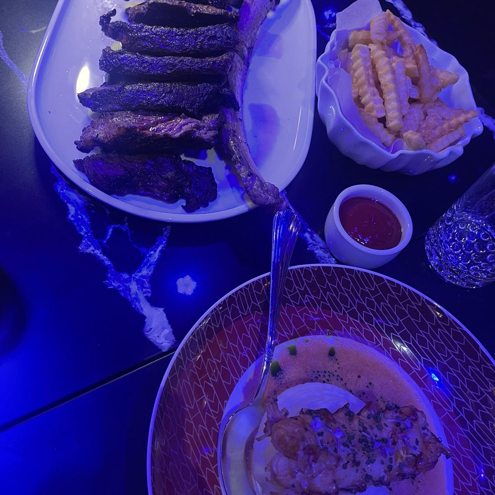 Katsin - Tomahawk steak Lobster mash potatoes Fries - Seafood Near Me - Glendale, California Katsin - Tomahawk steak Lobster mash potatoes Fries - Seafood Near Me - Glendale, California