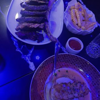 Katsin - Tomahawk steak  Lobster mash potatoes  Fries - Seafood Near Me - Glendale, California