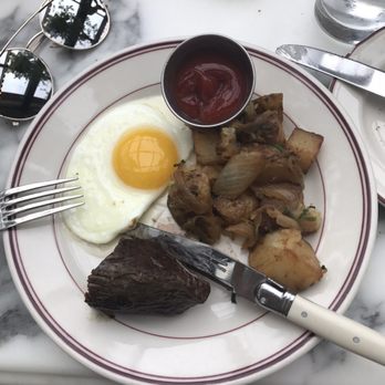 Le Diplomate - Split portion of the steak and eggs. Perfect sizing! - Brasseries Near Me - Washington, DC, District of Columbia Le Diplomate - Split portion of the steak and eggs. Perfect sizing! - Brasseries Near Me - Washington, DC, District of Columbia