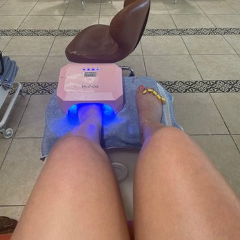 Gel Nails & Spa - Mid pedicure session - Nail Salons Near Me - Placentia, California