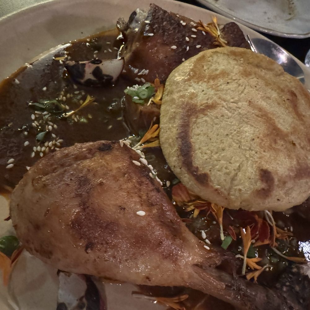 Popoca Oakland - Chicken with fermented pineapple and prunes - Salvadoran Near Me - Oakland, California Popoca Oakland - Chicken with fermented pineapple and prunes - Salvadoran Near Me - Oakland, California