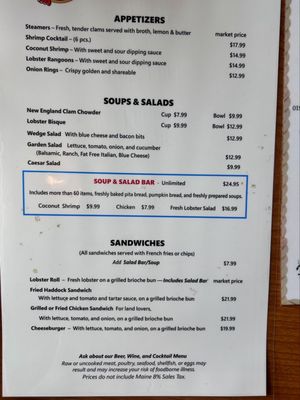 Menu photo 2 Warren's Seafood and More Kittery, ME