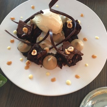 Parc - Hazelnut brownie dessert - New American Near Me - Detroit, Michigan