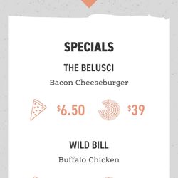 Benny Montanaro's - Menu 1
