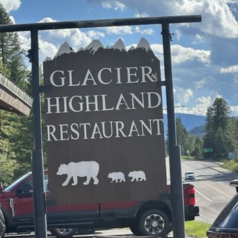 Glacier Highland Restaurant - Entrance sign - American Near Me - West Glacier, Montana Glacier Highland Restaurant - Entrance sign - American Near Me - West Glacier, Montana