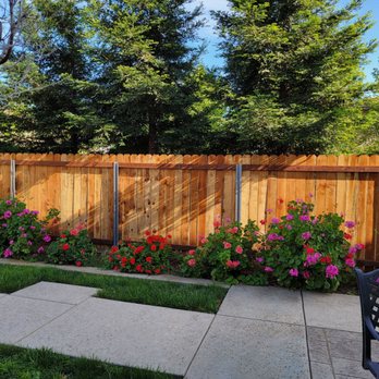 Craig Holley Construction - Metal beams make my beautiful side yard look more like a prison wall. Craig said he would cover these up. Nope. - Fences & Gates Near Me Craig Holley Construction - Metal beams make my beautiful side yard look more like a prison wall. Craig said he would cover these up. Nope. - Fences & Gates Near Me