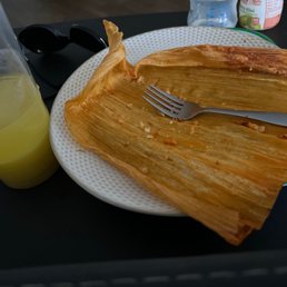 Tamal De Rajas Con Queso