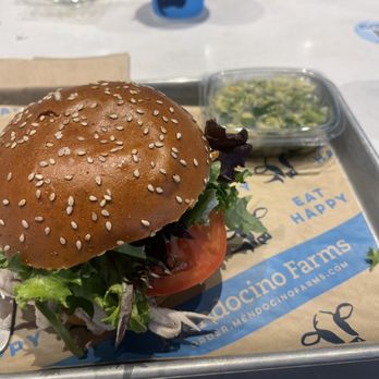 Mendocino Farms - Farm Club on sesame bun - Sandwiches Near Me - Houston, Texas