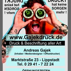Gajekdruck, Andreas Gajek